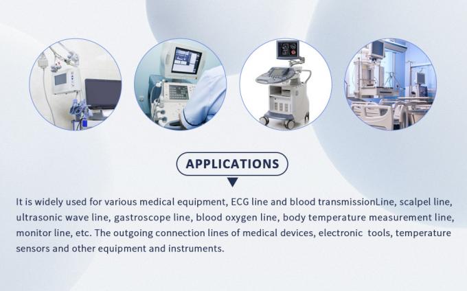 Direct SpO₂ Cable Extension Adapter Cable for Space 10p - Close-up View