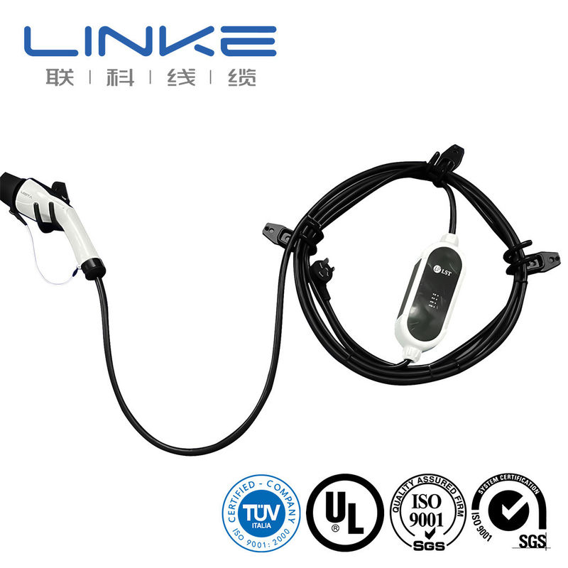3034/0.20 Estructura Tipo 1 a Tipo 2 3.5kw 7kw 16A 32A Cable de carga para automóviles eléctricos
