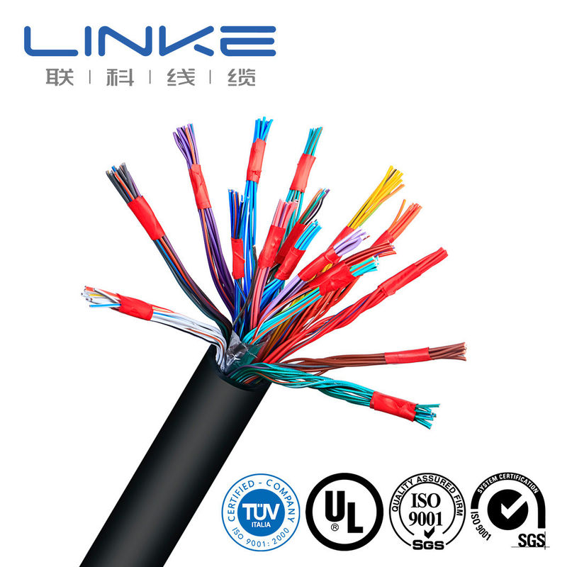 Personalización 16 AWG 1 Pareja Sólido Cable de nueva energía con escudo de papel de PVC y PVC Jacket Cable de cargador EV