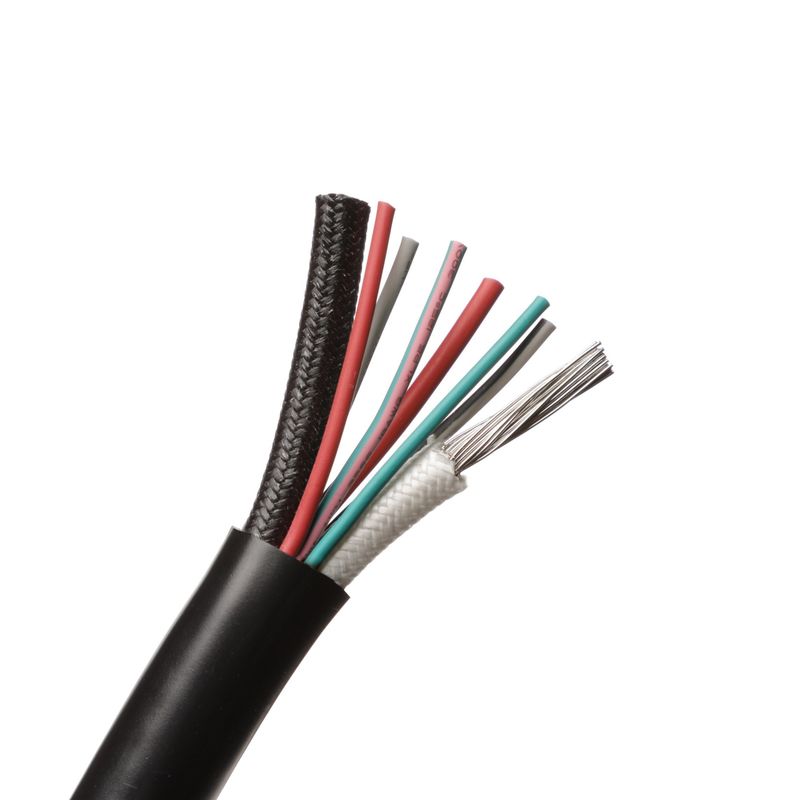 Personalización 16 AWG 1 Pareja Sólido Cable de nueva energía con escudo de papel de PVC y PVC Jacket Cable de cargador EV