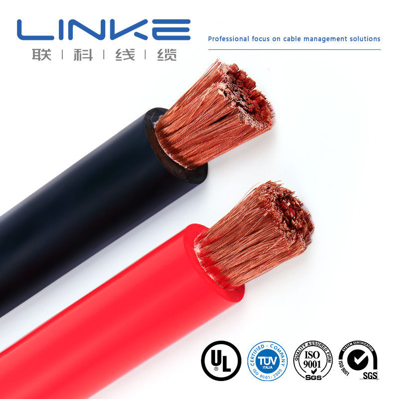 Cable de silicona sin blindaje de alta tensión de 1500 V CC Apto con certificación CE y 1