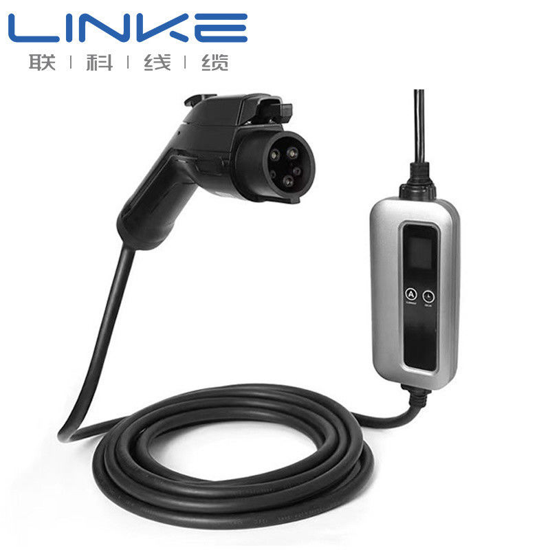 Cable de cargador EV con clasificación de 32 A y grado de protección IP65 con revestimiento de silicona para vehículos eléctricos