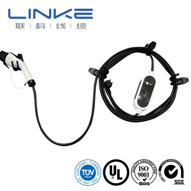 Cables para vehículos eléctricos de tipo 2 Eve Evje con enchufe IEC 62196-2