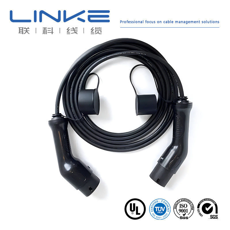 105 grados AC 300/500V Conductor de cobre desnudo de aislamiento de silicona Cable de cargador EV para conexión de automóviles inteligentes
