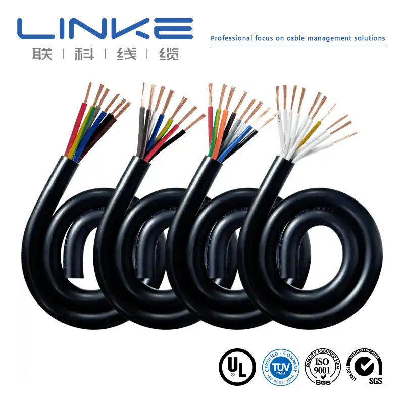 3034/0.20 Estructura Cable de alimentación flexible de núcleo múltiple Cable eléctrico para un mantenimiento fácil