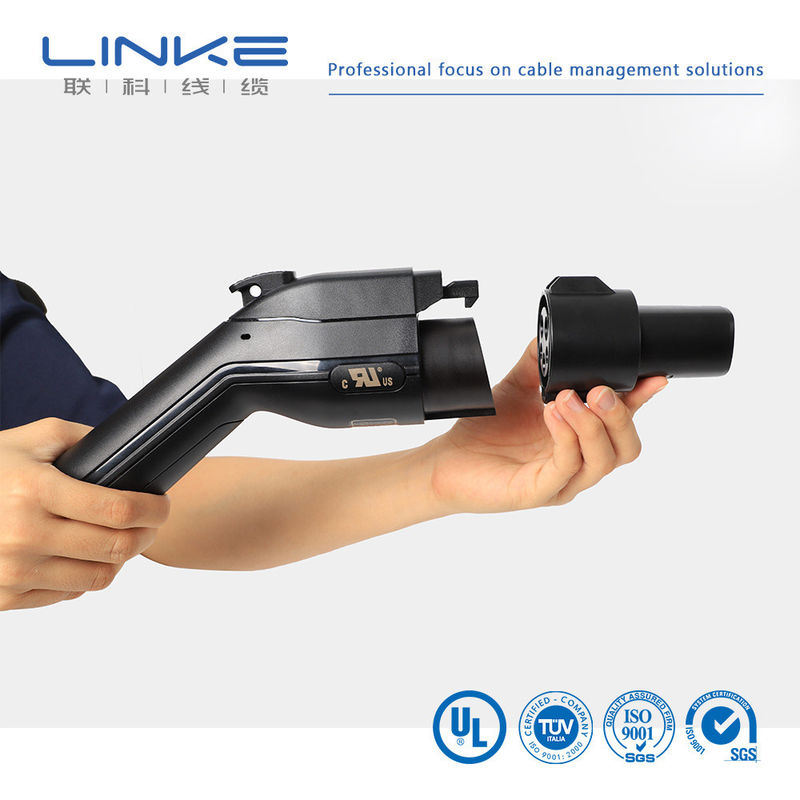 Cable de carga de vehículo eléctrico de latón plateado de EV AC 32A 7kw 16A 3.5kw