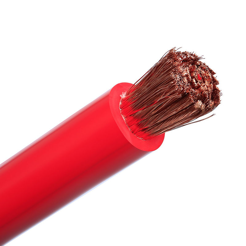 Cable de cobre aislado de silicona de alta flexibilidad resistente al desgaste con voltaje nominal de 300 V para instalaciones eléctricas