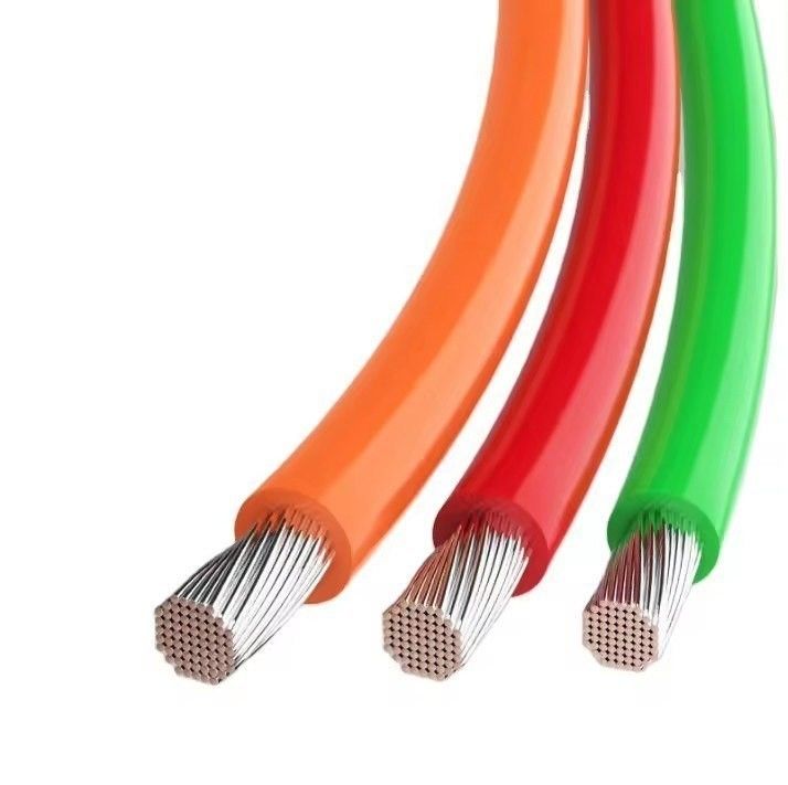 Cable de goma de silicona de alta tensión de energía UL3858 mono núcleo aislado retardante de llama