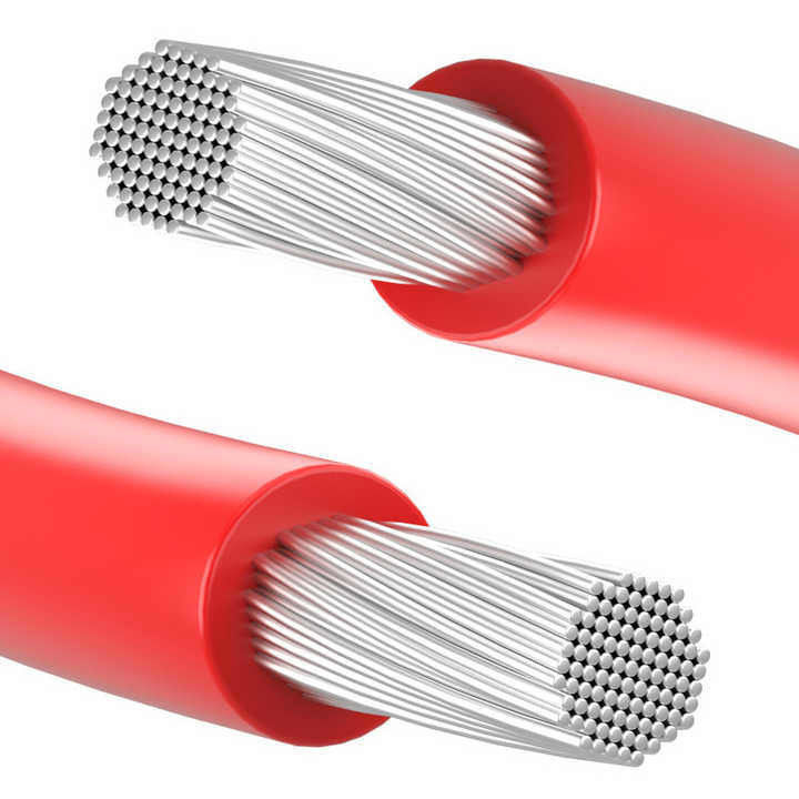 UL3135 Cable de silicona resistente a altas temperaturas con voltaje nominal de 600 V y conductor de cobre enlatado flexible
