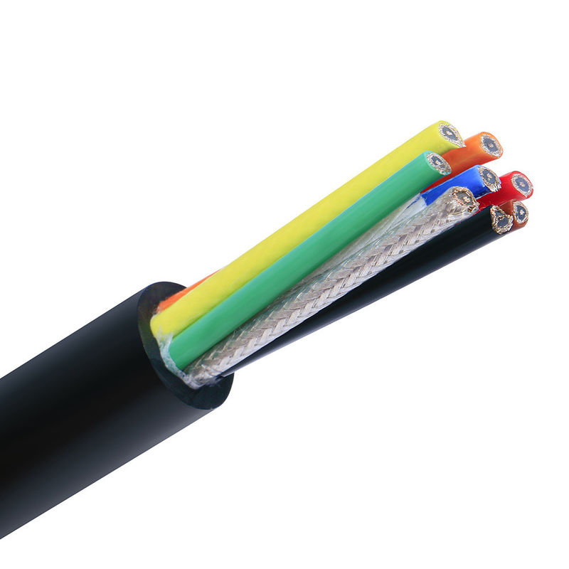 Cable de energía de elevador de viaje PVC aislado de núcleo múltiple Cable de cable eléctrico de cable de elevador blindado