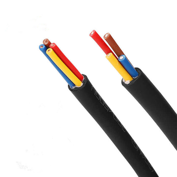 Cables elevadores eléctricos redondos de PVC flexibles con tejido de tejido de grúa resistente a los rayos UV