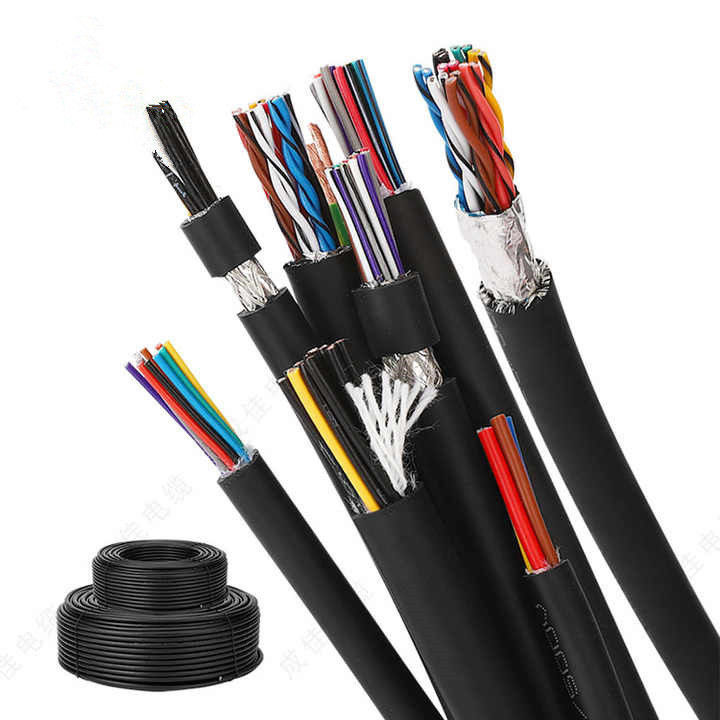 Tvvb redondo multicorreo de construcción flexible cable de alimentación de viajes de cable de ascensor