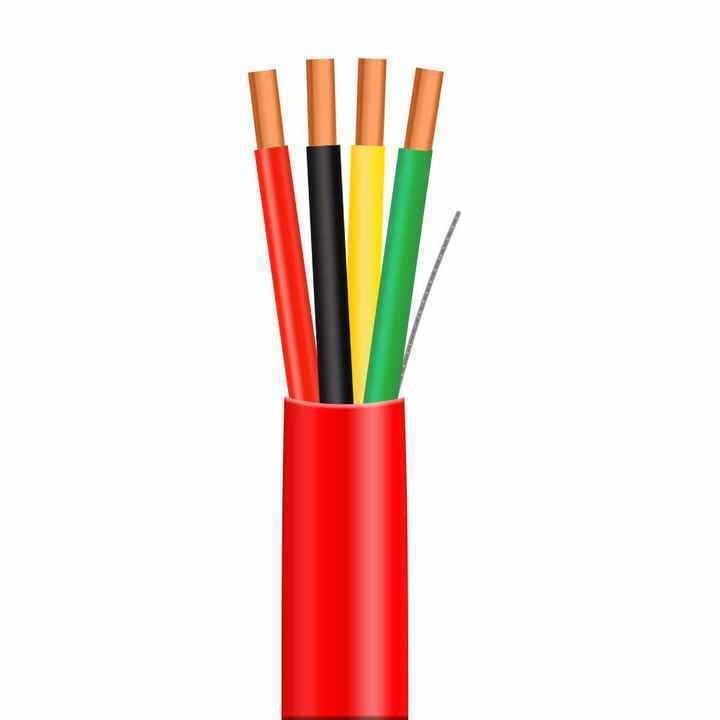 Tvvb redondo multicorreo de construcción flexible cable de alimentación de viajes de cable de ascensor