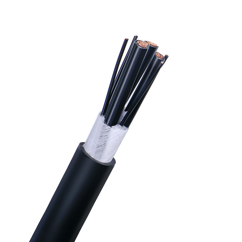 Cable coaxial RG11 con revestimiento de PVC de 300/500V y blindaje de trenzado de aluminio para aplicaciones CATV