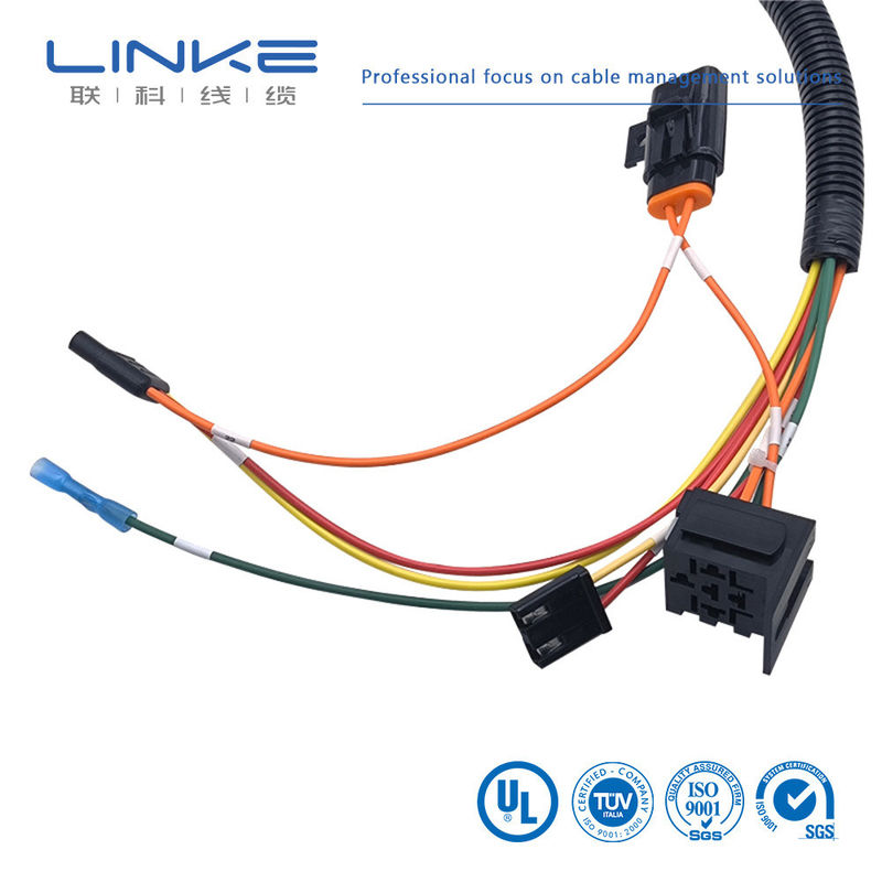 Arneses de cableado automotriz certificados UL personalizables con resistencia a altas temperaturas para aplicaciones industriales