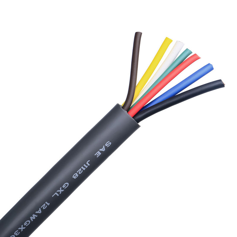Conductor de cobre Alta suavidad Bajo voltaje Cables de automóviles PVC aislados Cables de lata Flexibles
