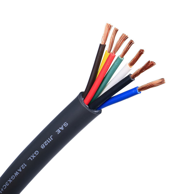 Conductor de cobre Alta suavidad Bajo voltaje Cables de automóviles PVC aislados Cables de lata Flexibles