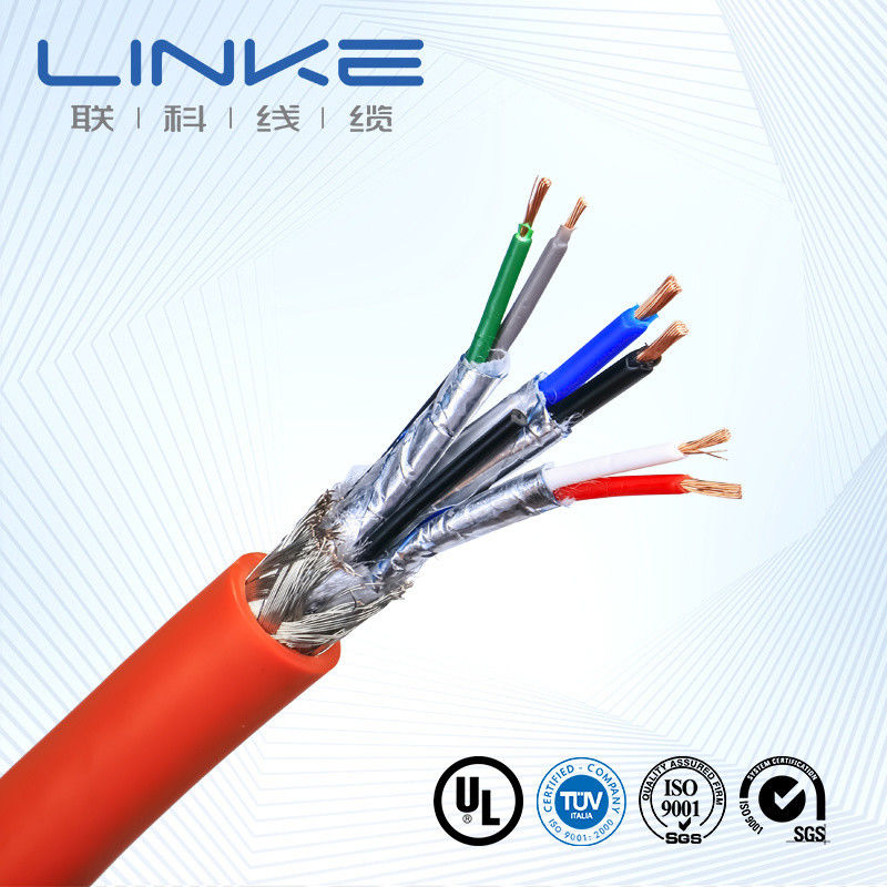 Cable especial de cobre resistente a la llama con PVC XLPE o caucho de silicona aislado