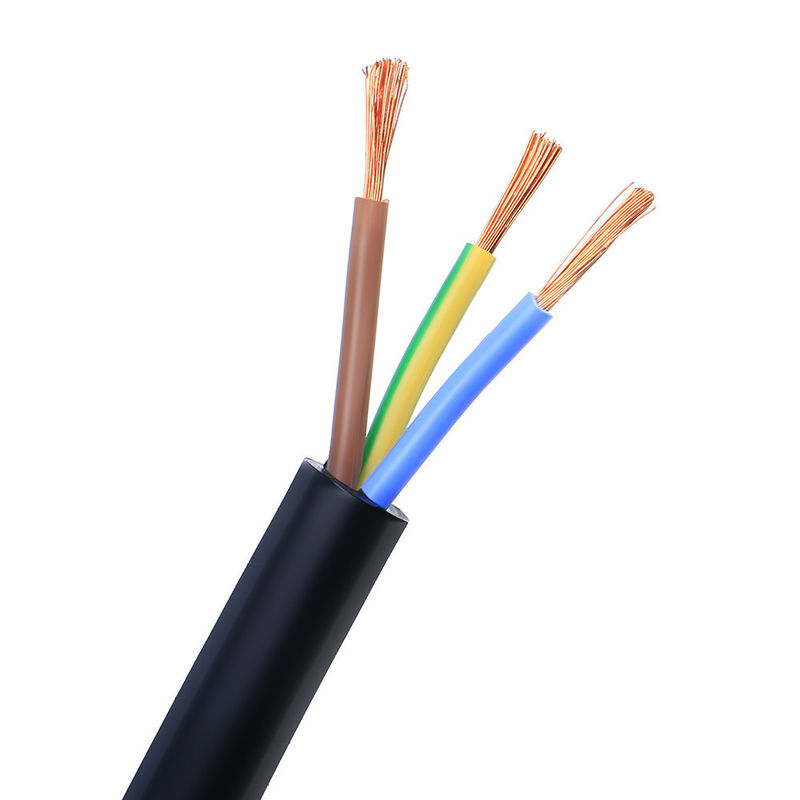 RS PRO 3 núcleo x 0,75 mm2 ((PCW de clase 5), aislado en PVC, revestido con revestimiento de PVC, 300/300V, H03VV-F.