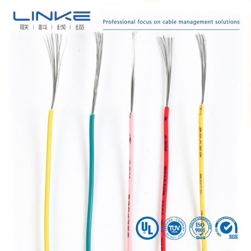 UL1723 FEP aislamiento 10-30AWG Cable de cobre enlatado de núcleo único Cable de halógeno cero con baja humedad