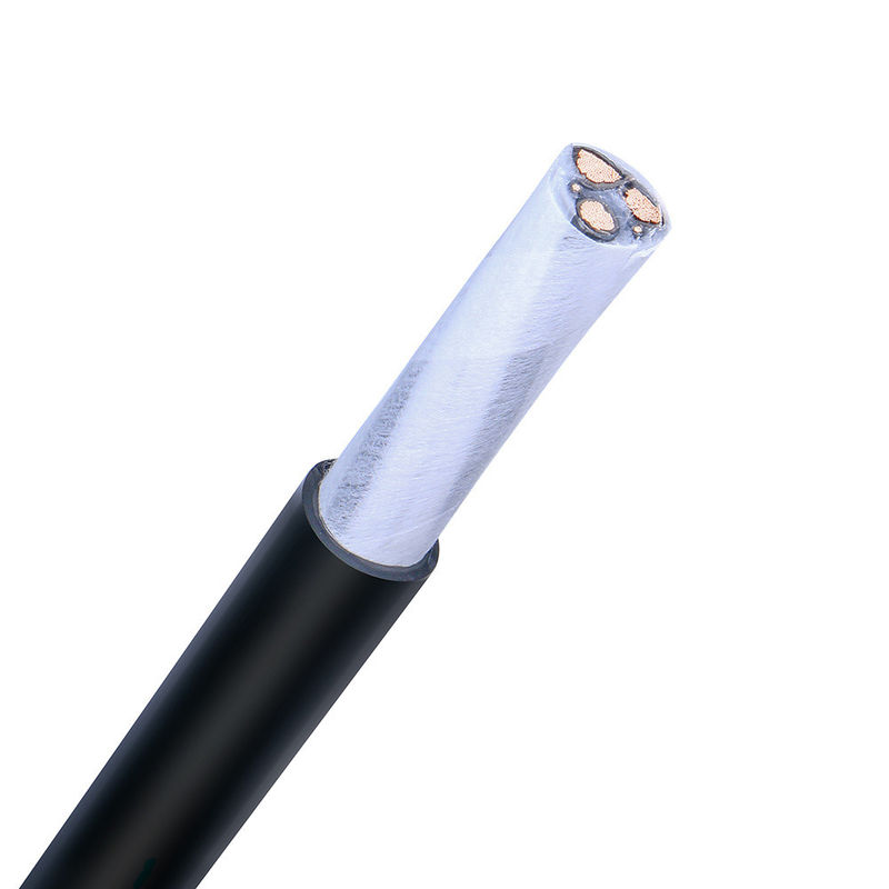 Cable coaxial de chaqueta de fibra de PVC de múltiples modos con conductor de tubo de cobre liso y cable de acero galvanizado para Internet y redes estables