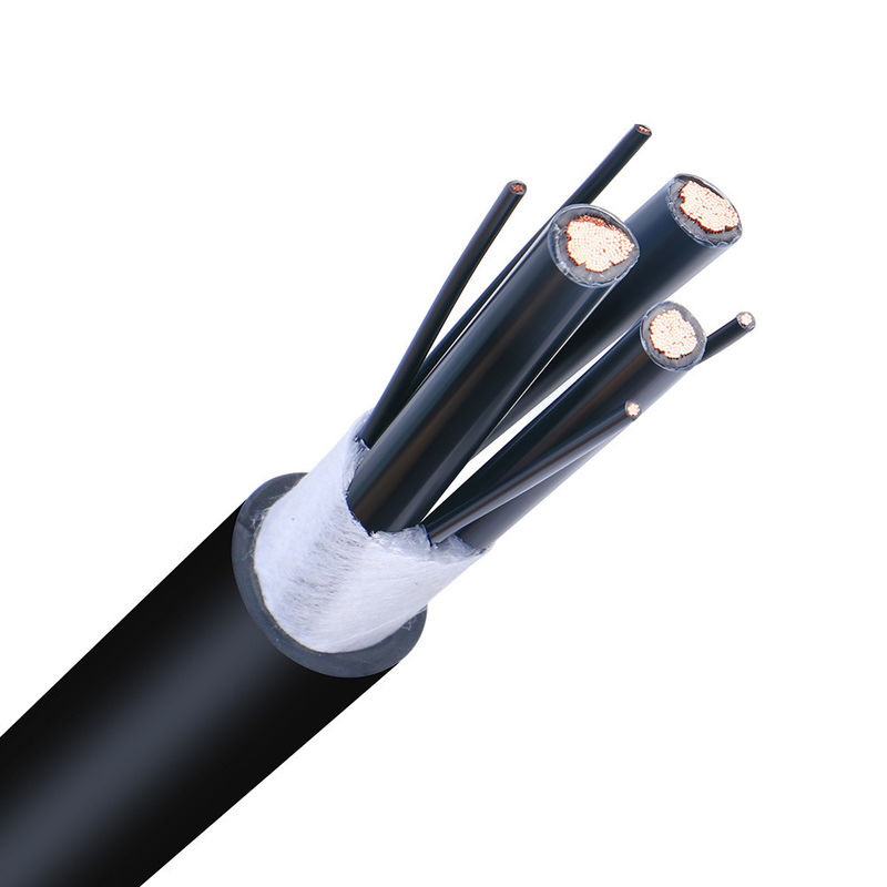 Cable coaxial de chaqueta de fibra de PVC de múltiples modos con conductor de tubo de cobre liso y cable de acero galvanizado para Internet y redes estables