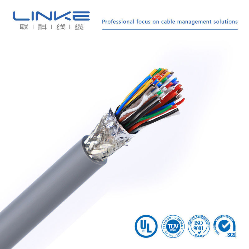 Cable de alimentación de núcleo múltiple UL2464 con conductor de cobre enlatado de 22 AWG y chaqueta de PVC