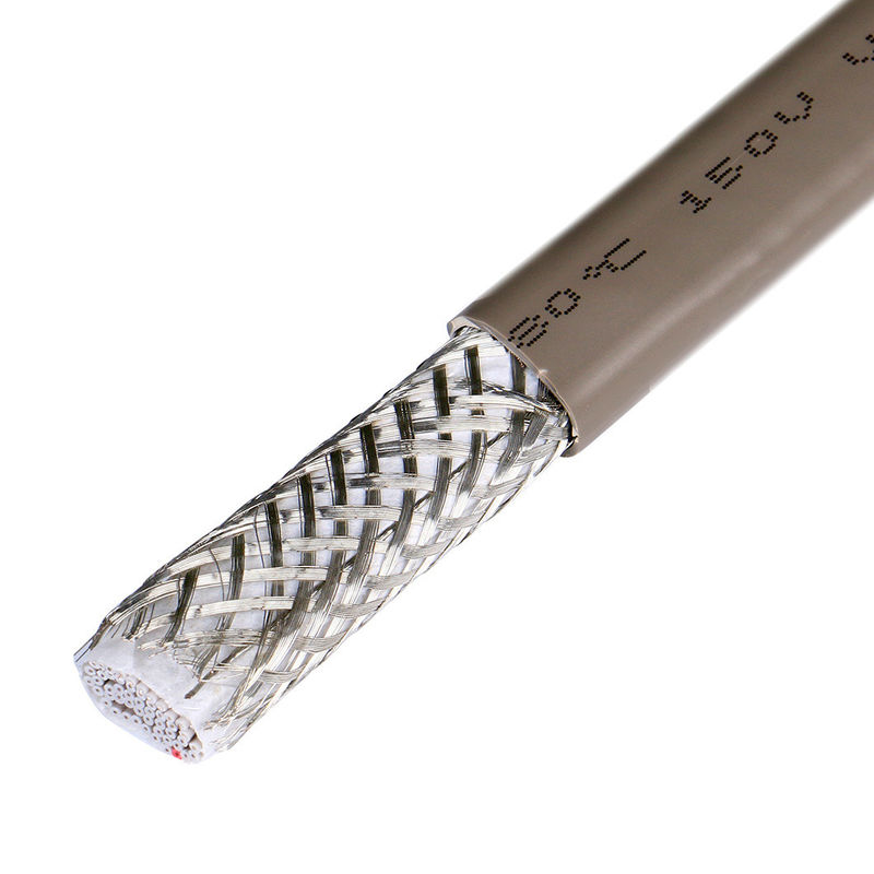 Material de cubierta PVC UL2464 Gris con borde rojo 20 pines de cable de altavoz de cinta plana