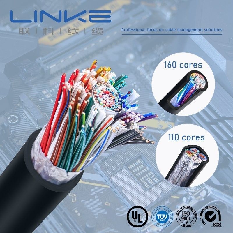 UL2464 22AWG *110c Cable multicore para equipos electrónicos en material de cubierta de PVC Flexible Equipo de chaqueta de PVC Cables internos