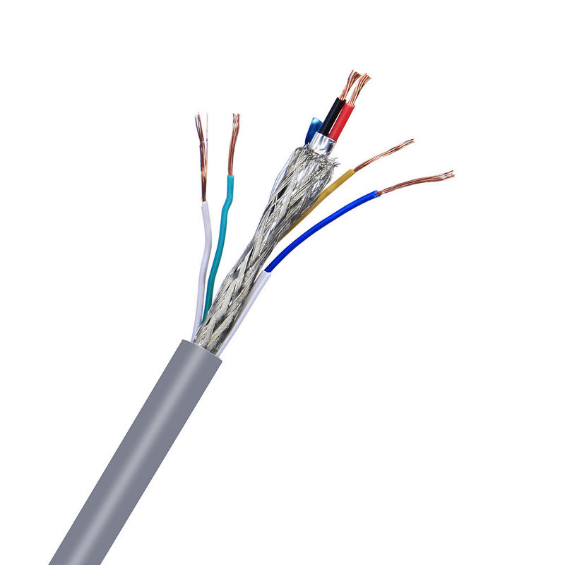 Cable de control de par trenzado blindado UL2464 de múltiples núcleos para aplicaciones con clasificación de 300 V