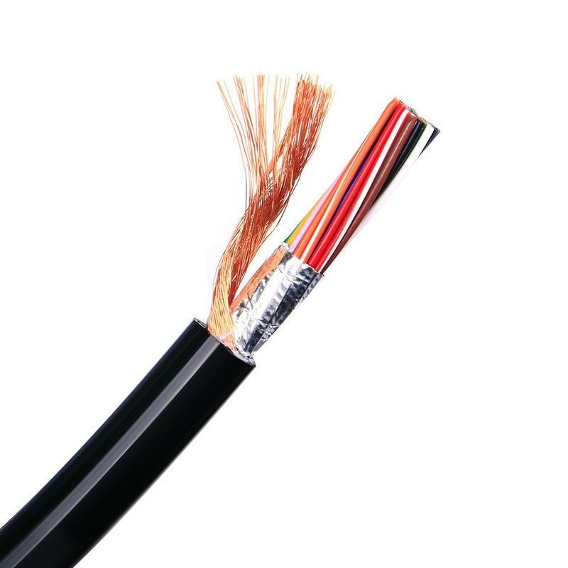 Cable blando de PVC blindado con trenza de cobre de alto rendimiento EMC con conductor de cobre estañado para aplicaciones de 600V