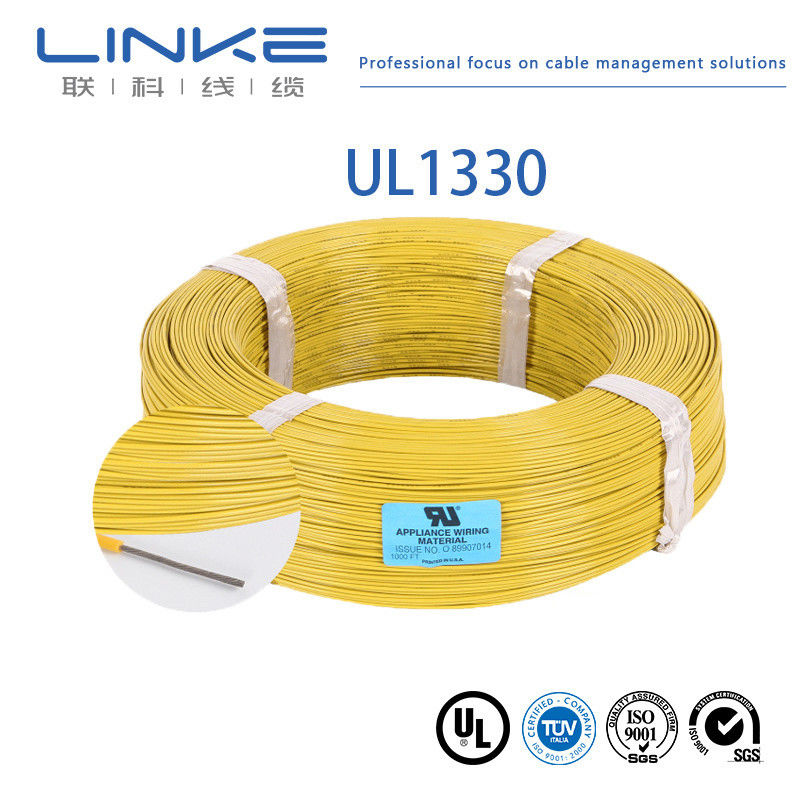 Cable de alimentación de alambre de cobre estañado UL1330 con aislamiento FEP de 10-30 AWG para aplicaciones de alta temperatura