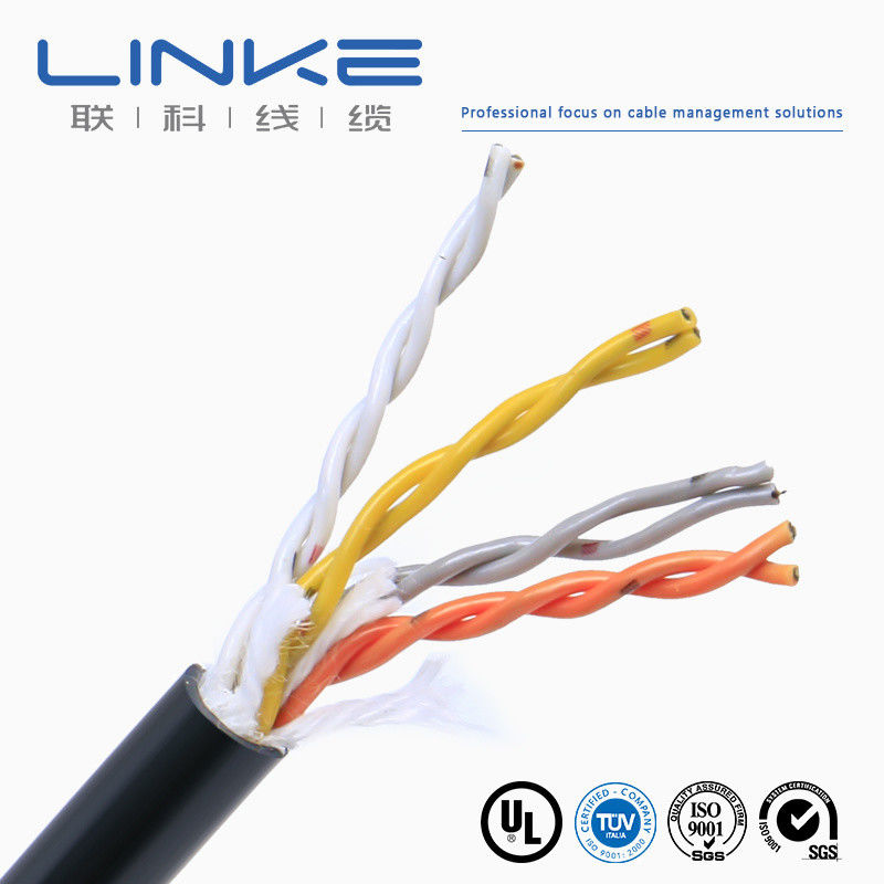 Cable servo blindado de par trenzado con cubierta de PVC de 4p*22AWG con cobre estañado para aplicaciones submarinas