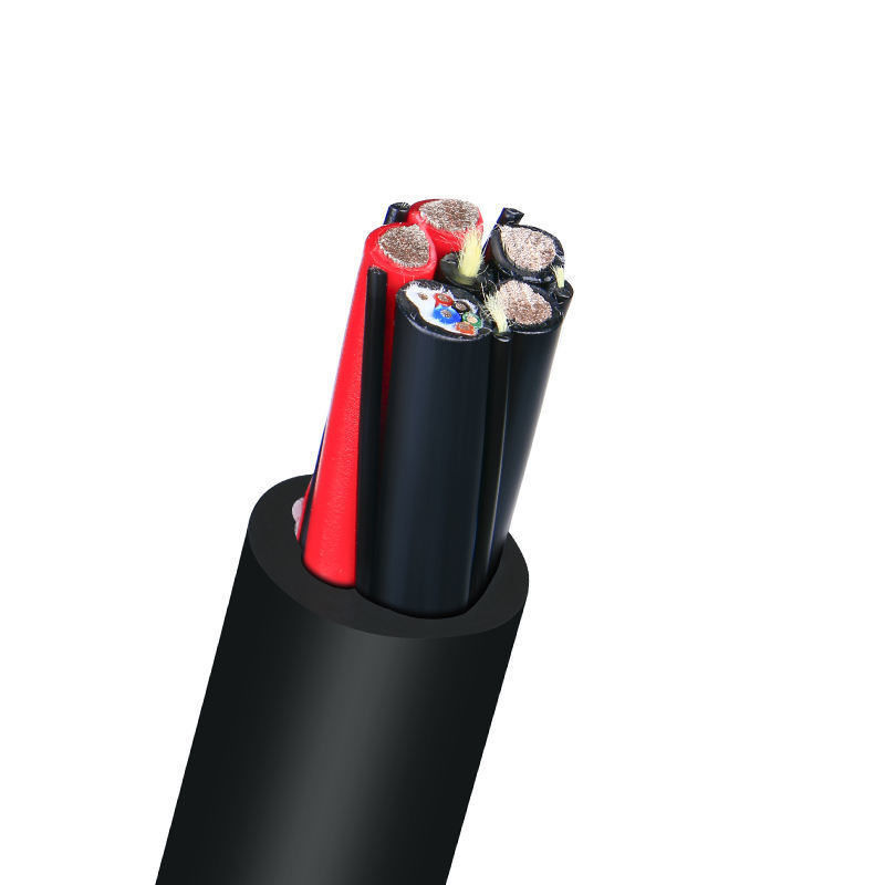 Cable de cable eléctrico aislado de PVC personalizado con cubierta impermeable y núcleos múltiples