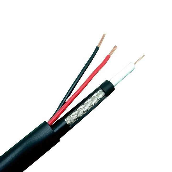 UL1007 30 AWG Black Power PVC Conductor de cobre de energía eléctrica Cable eléctrico coaxial