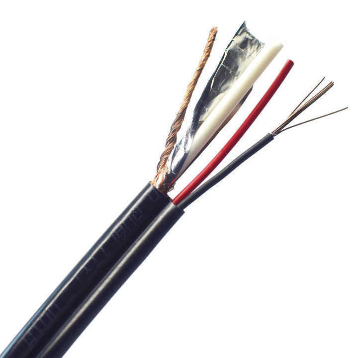 UL1007 30 AWG Black Power PVC Conductor de cobre de energía eléctrica Cable eléctrico coaxial