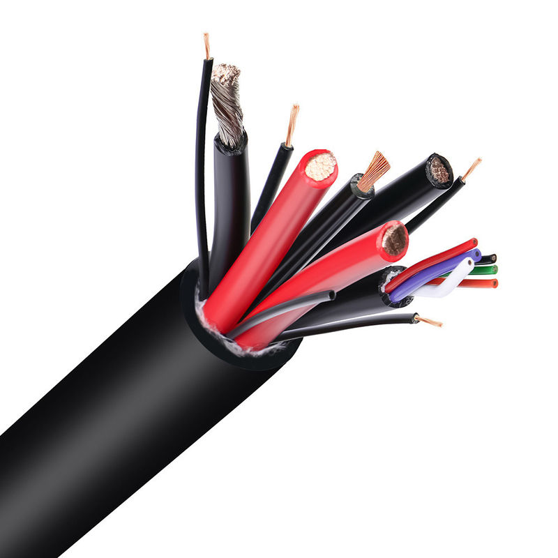 Cable de extracción de caucho eléctrico de núcleo de cobre de 25 mm2 para planta de peces submarinos