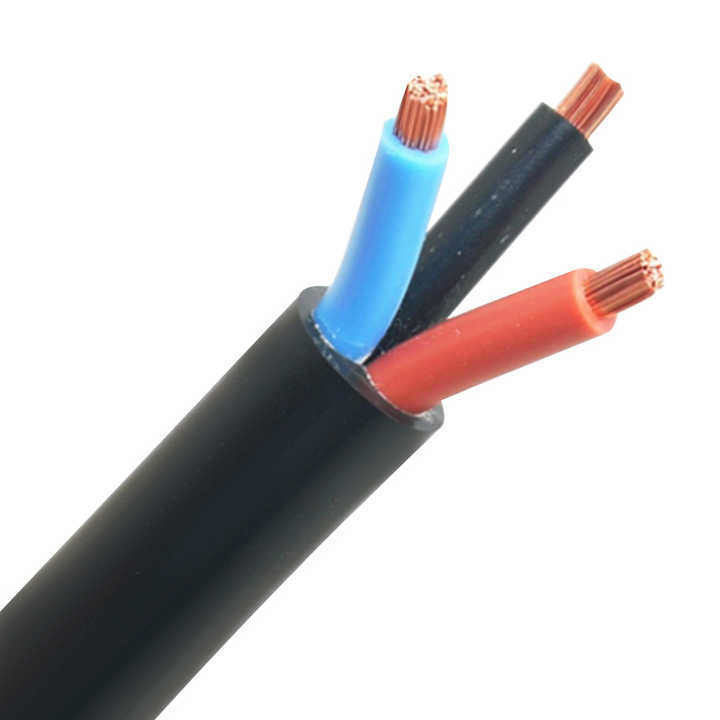 Cable de extracción de caucho eléctrico de núcleo de cobre de 25 mm2 para planta de peces submarinos