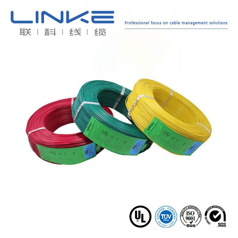 Cable aislado de PVC UL1007 resistente al calor, 16-28 AWG, cable de cobre estañado con amplio rango de temperatura
