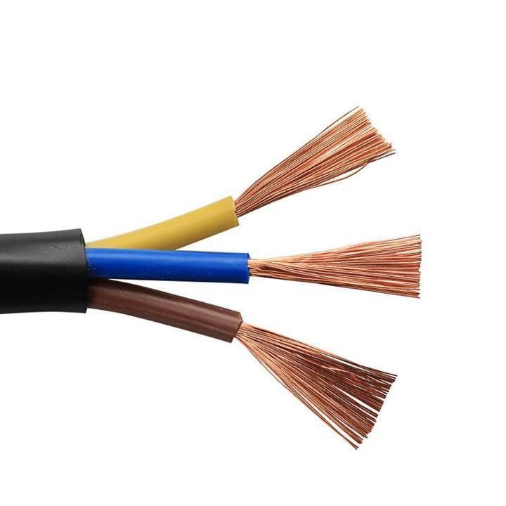 Cable eléctrico de 0,5 mm2 con revestimiento de caucho de PVC subterráneo flexible para un rendimiento suave