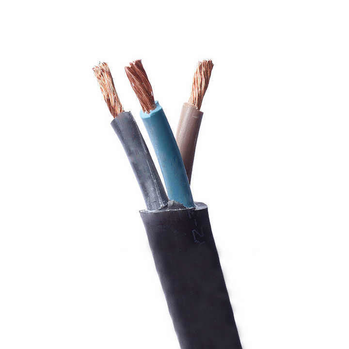 Cable eléctrico de 0,5 mm2 con revestimiento de caucho de PVC subterráneo flexible para un rendimiento suave