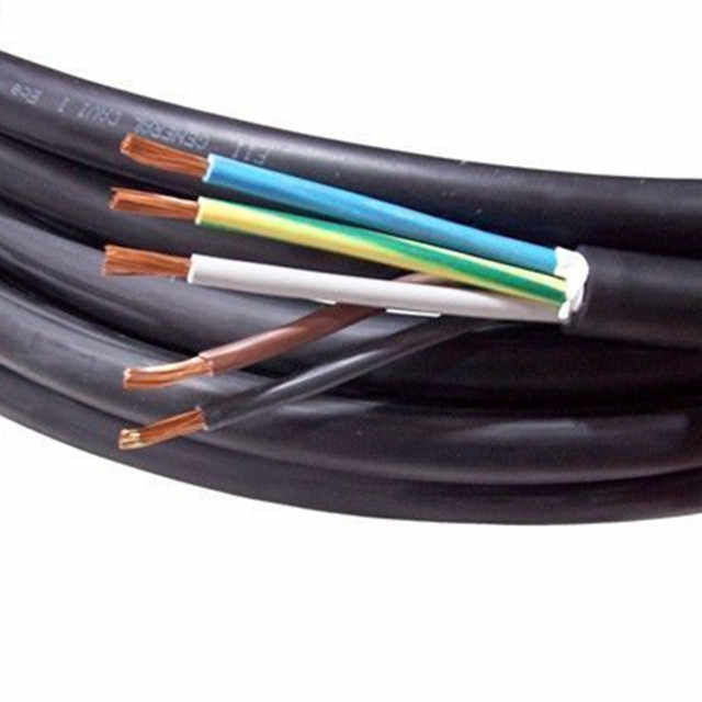 3X2.5mm bomba sumergible 16mm 4 núcleo flexible resistente al fuego 4G 1.5mm2 caucho submarino cable UTP impermeable
