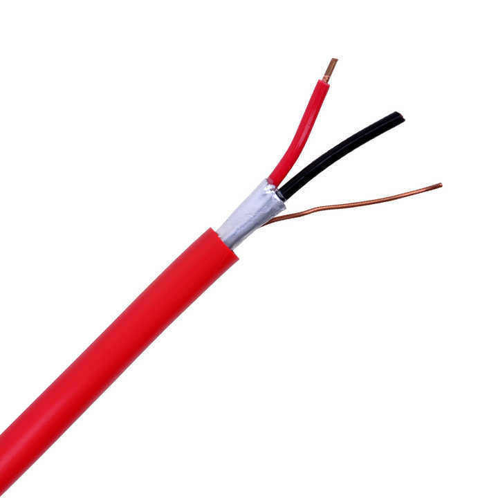 Solicitud personalizada UL Listado Cable retardante de llama de alarma de incendio de 2.5 mm con 3 núcleos blindados