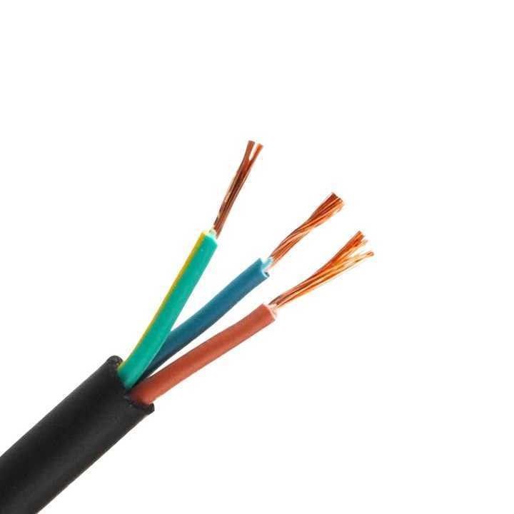 0.75mm2 Cable de control retardante de fuego de escudo trenzado de núcleo múltiple para transmisión de energía industrial