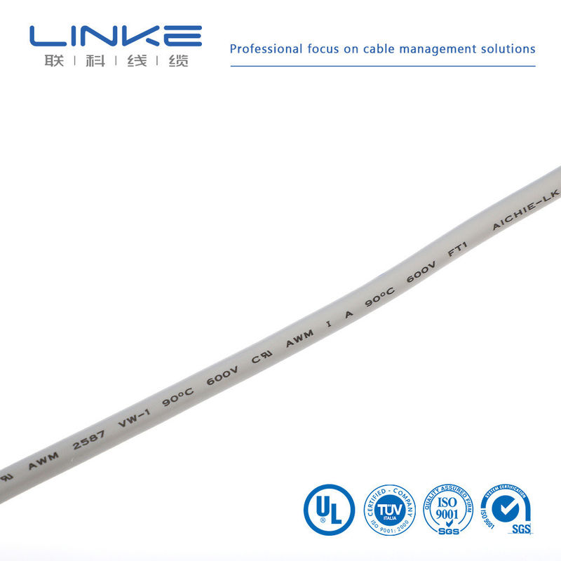 Cable de alimentación UL 2587 Cable de cobre aislante FEP resistente a los rayos UV para aparatos informáticos