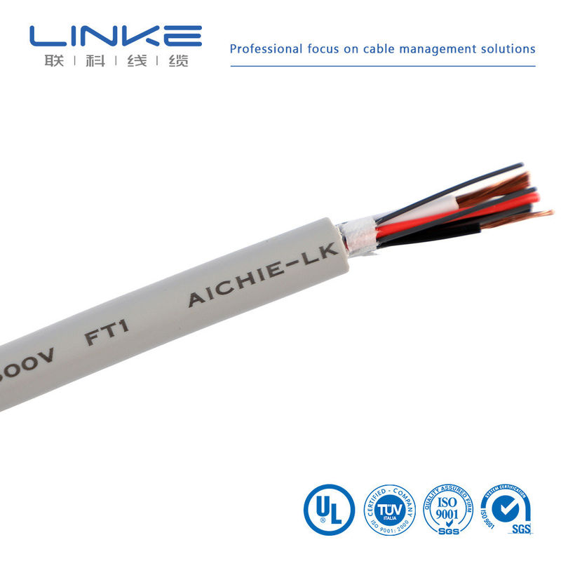 Cables de PVC aislados de cobre enlatado UL 2587 Cables de PVC blindados de conductor flexible de motor de plomo