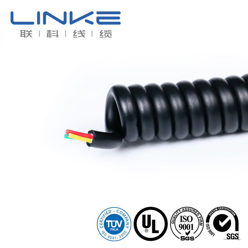 Cable de resorte de conductor de cobre con voltaje nominal de 300-600 V y materiales aislantes personalizables