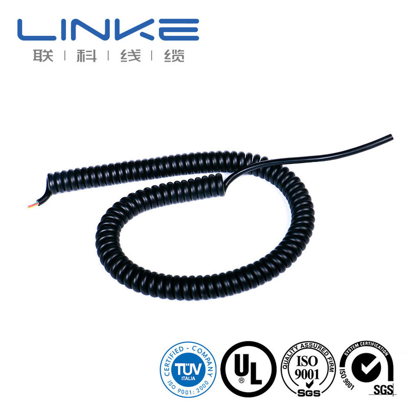 Cable de resorte de conductor de cobre con voltaje nominal de 300-600 V y materiales aislantes personalizables