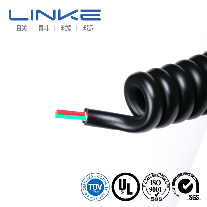 Cable de resorte de conductor de cobre con envoltura XLPE y voltaje nominal de 300-600V para aplicaciones industriales