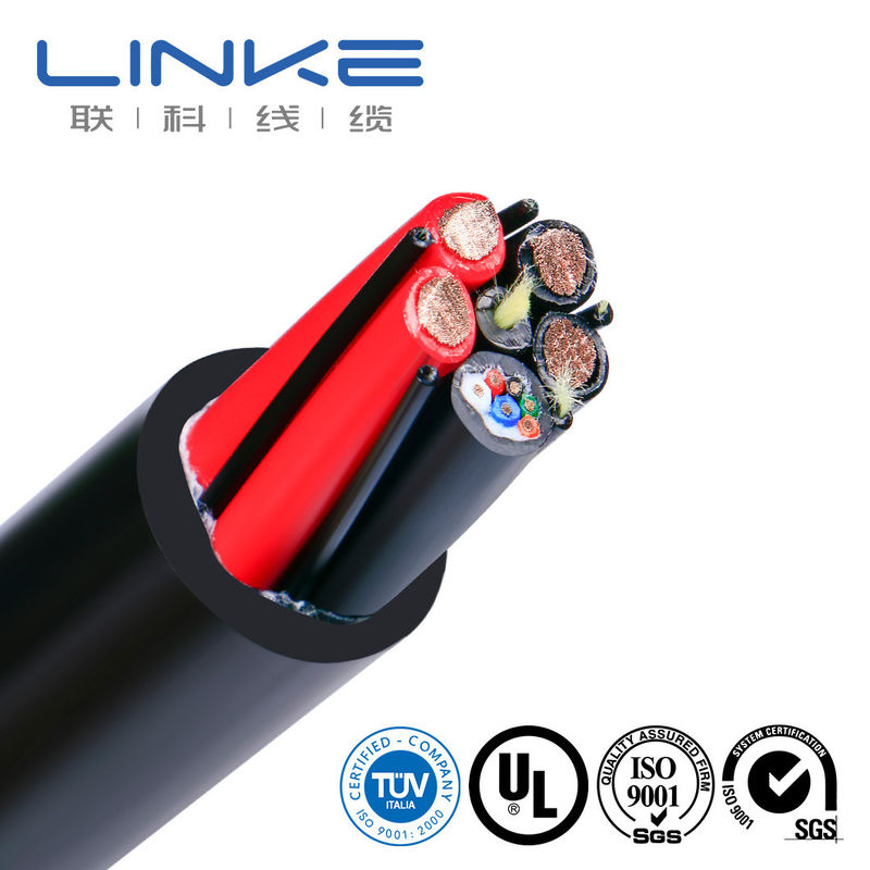 Alta flexibilidad, resistente al agua, personalizable, de varios núcleos, de cobre enlatado, cable de cadena de arrastre